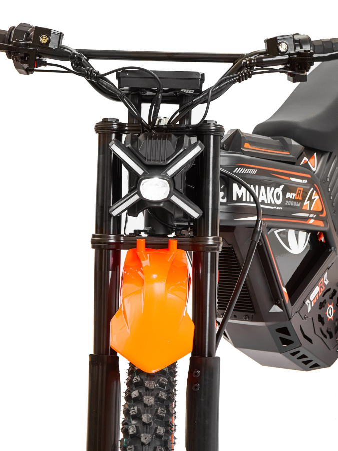 Электропитбайк Minako Pit R, оранжевый
