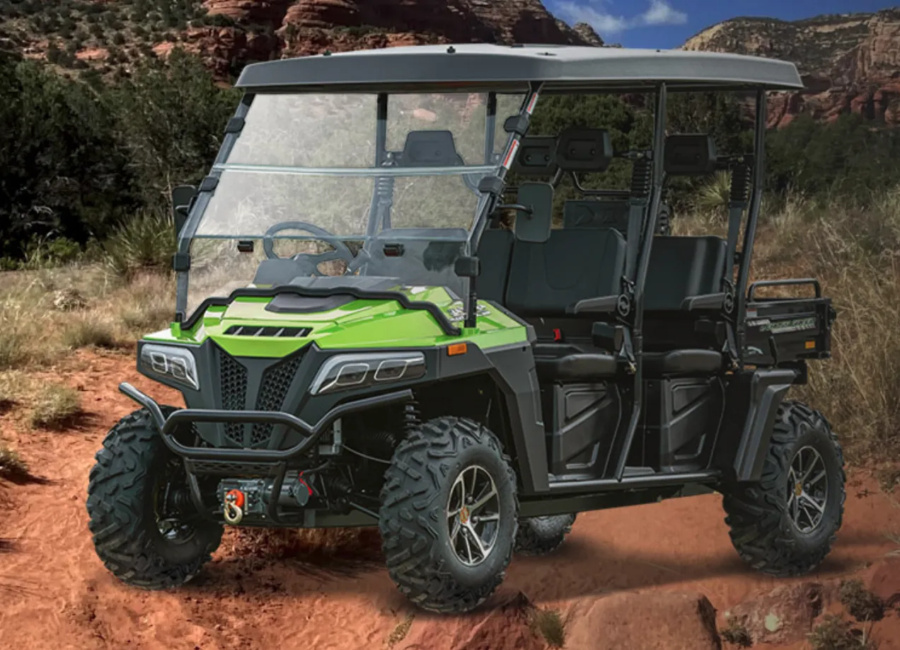 Гольфкар GreenCamel Сонора U15K 4x4 EPS (4+2 seats 15kW) блокировки, ПСМ