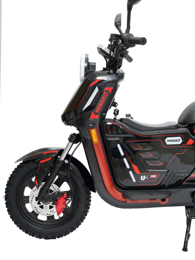Электроскутер Minako U2 Pro 45ah, красный