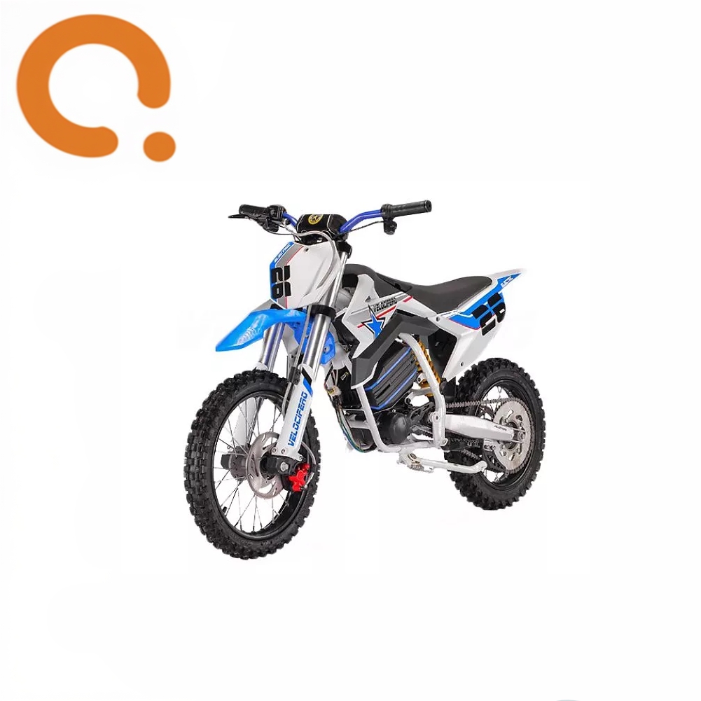 Детский электромотоцикл Velocifero KIDS BIKE 14-12 (1000W) - Blue