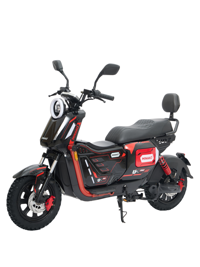 Электроскутер Minako U2 Pro 45ah, красный