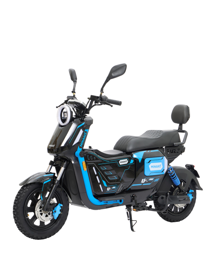 Электроскутер Minako U2 Pro 45ah, синий
