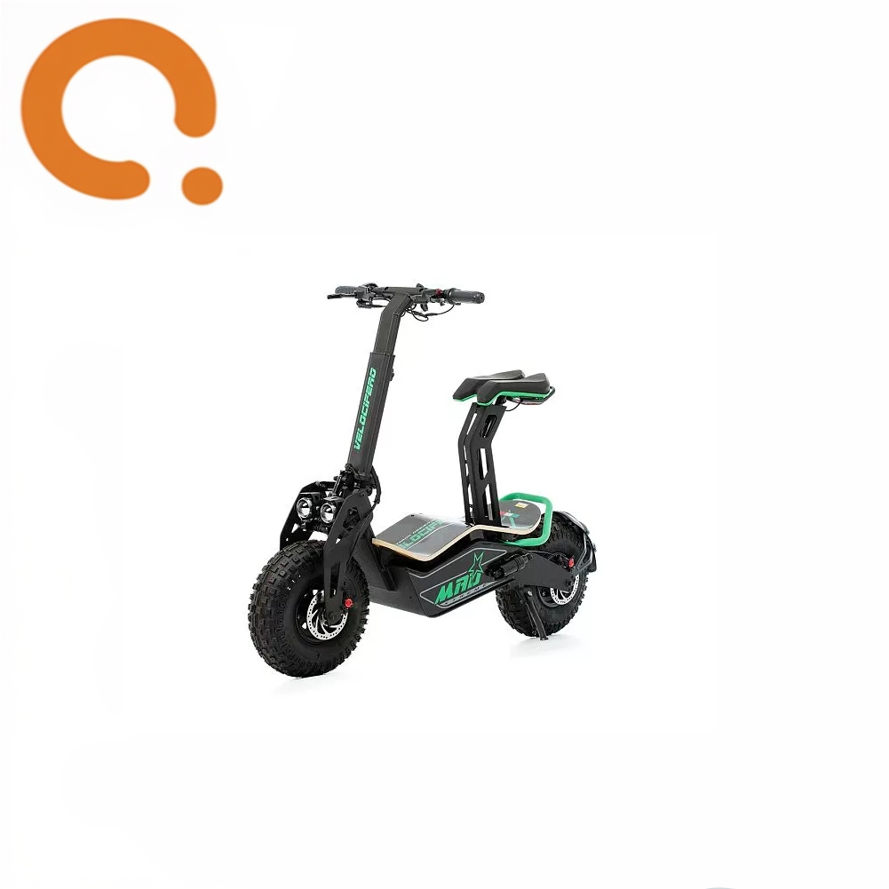 Электросамокат с сиденьем Velocifero MAD 1600W (Green)