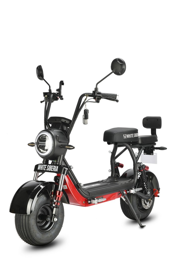 Электроскутер White Siberia MINI R 3.0 black 60v