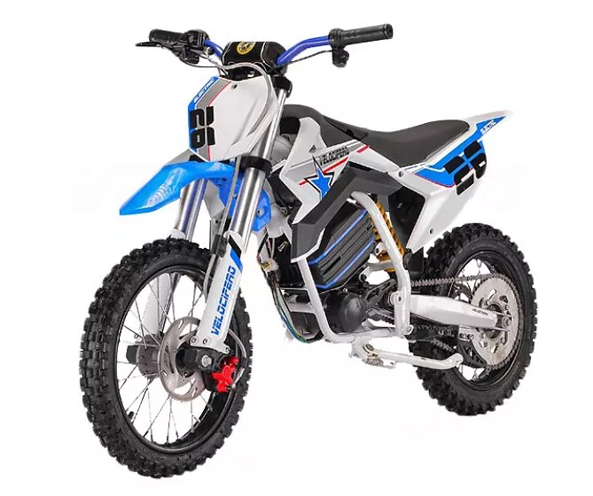 Детский электромотоцикл Velocifero KIDS BIKE 14-12 (1000W) - Blue