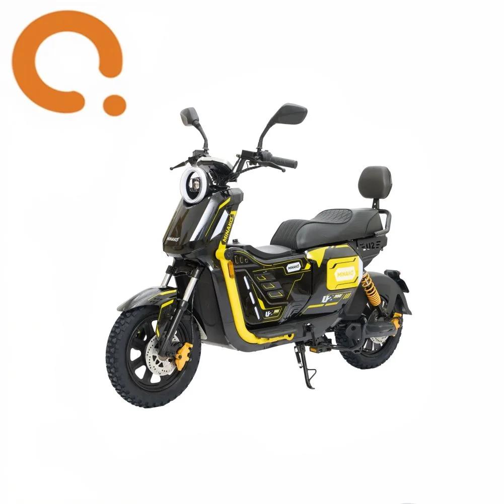 Электроскутер Minako U2 Pro 45ah, желтый