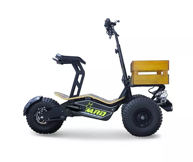 Электросамокат с сиденьем Velocifero MAD TRUCK CE 2000W (Yellow)