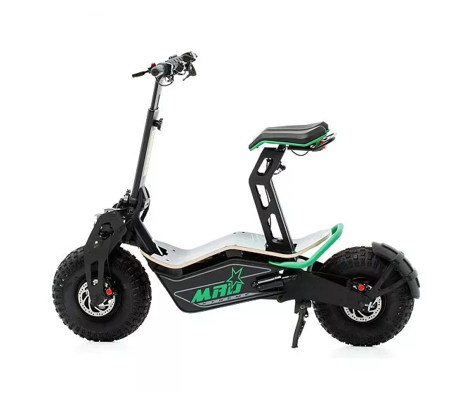 Электросамокат с сиденьем Velocifero MAD 1600W (Green)