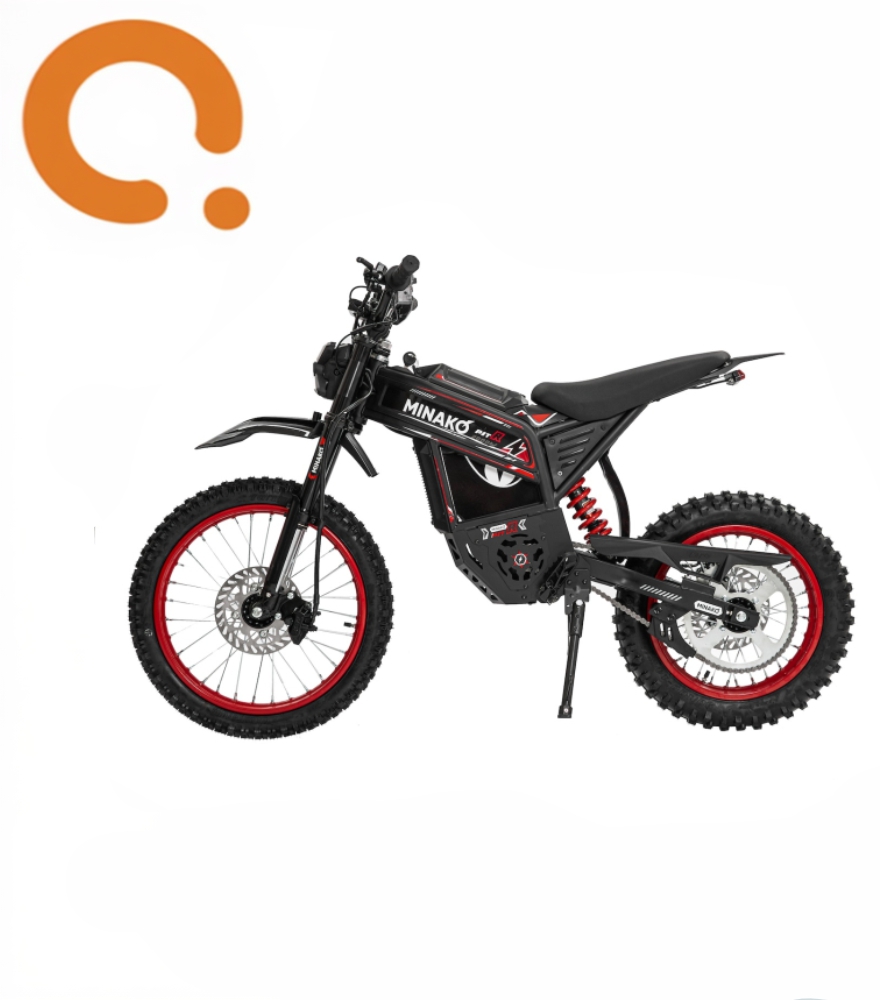 Электропитбайк Minako Pit R, красный