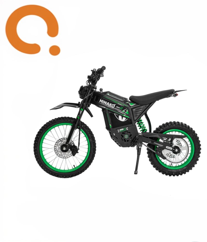 Электропитбайк Minako Pit R, зеленый