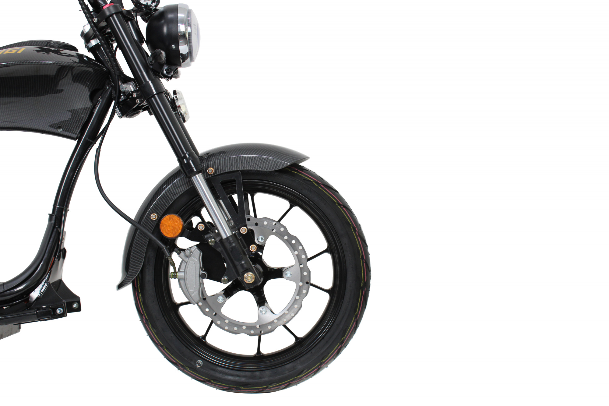 Электроскутер IKINGI Harley карбон